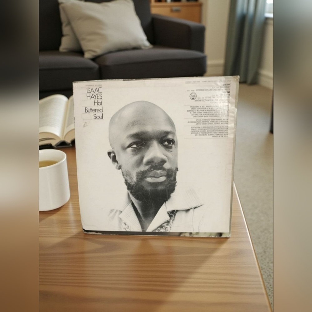 "Isaac Hayes Hot Buttered Soul Vinyl LP Stax Enterprise 1969 Soul Funk R&B Class